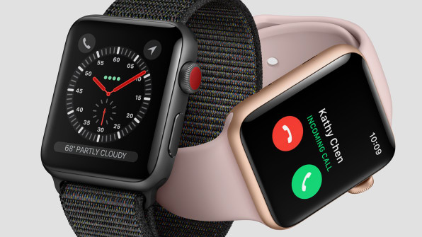 Когда Apple объявила о   LTE-оснащенные Apple Watch Series 3   во время его   пресс-событие на прошлой неделе   Компания не упомянула о дополнительном шоке от наклеек: помимо цены устройства в 399 долларов, сотовая связь будет стоить 10 долларов в месяц для американских операторов